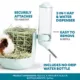 Product Full Cheeks™ Small Pet 2-in-1 Drink & Dine Hay & Water Dispenser