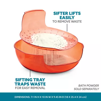 Product Full Cheeks™ Small Pet Sifting Dust Bath