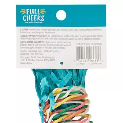 Product Full Cheeks™ Small Pet Multi Color Tassel Chew