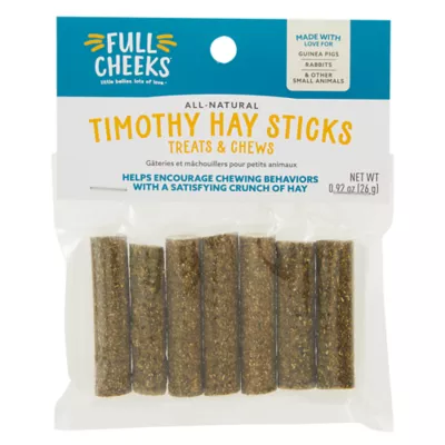 Product Full Cheeks™ Small Pet Timothy Hay Sticks - Treats & Chews