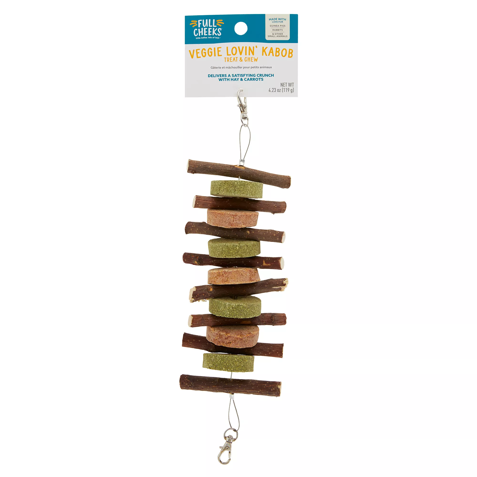 Full Cheeks&trade; Small Pet Veggie Lovin' Kabob - Treat & Chew