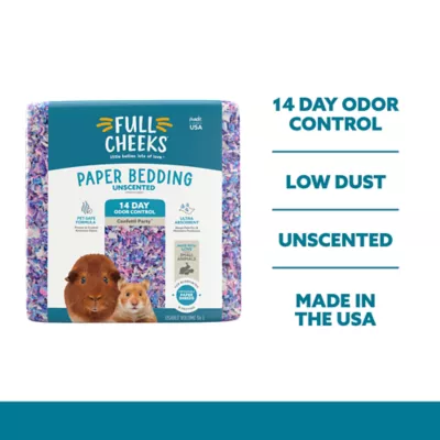 Product Full Cheeks™ Odor Control Small Pet Paper Bedding - Confetti Party