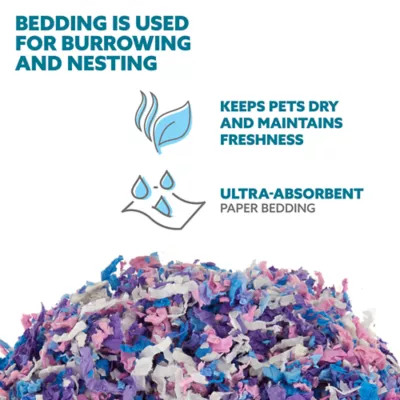 Product Full Cheeks™ Odor Control Small Pet Paper Bedding - Confetti Party