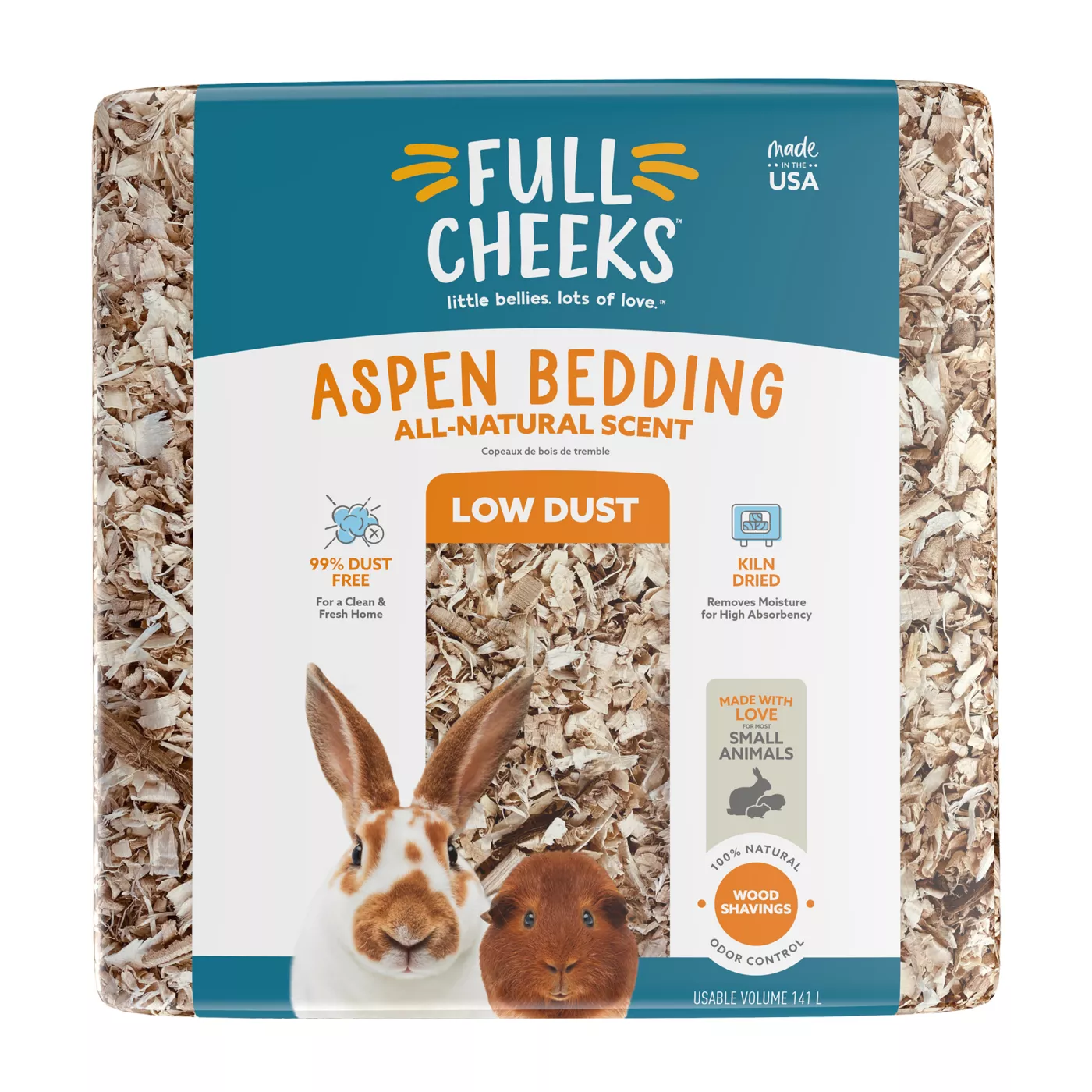 Full Cheeks Small Pet Aspen Bedding