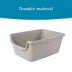 ExquisiCat® X-Large High-Sided Cat Litter Box, Open Top, Beige image thumbnail 4