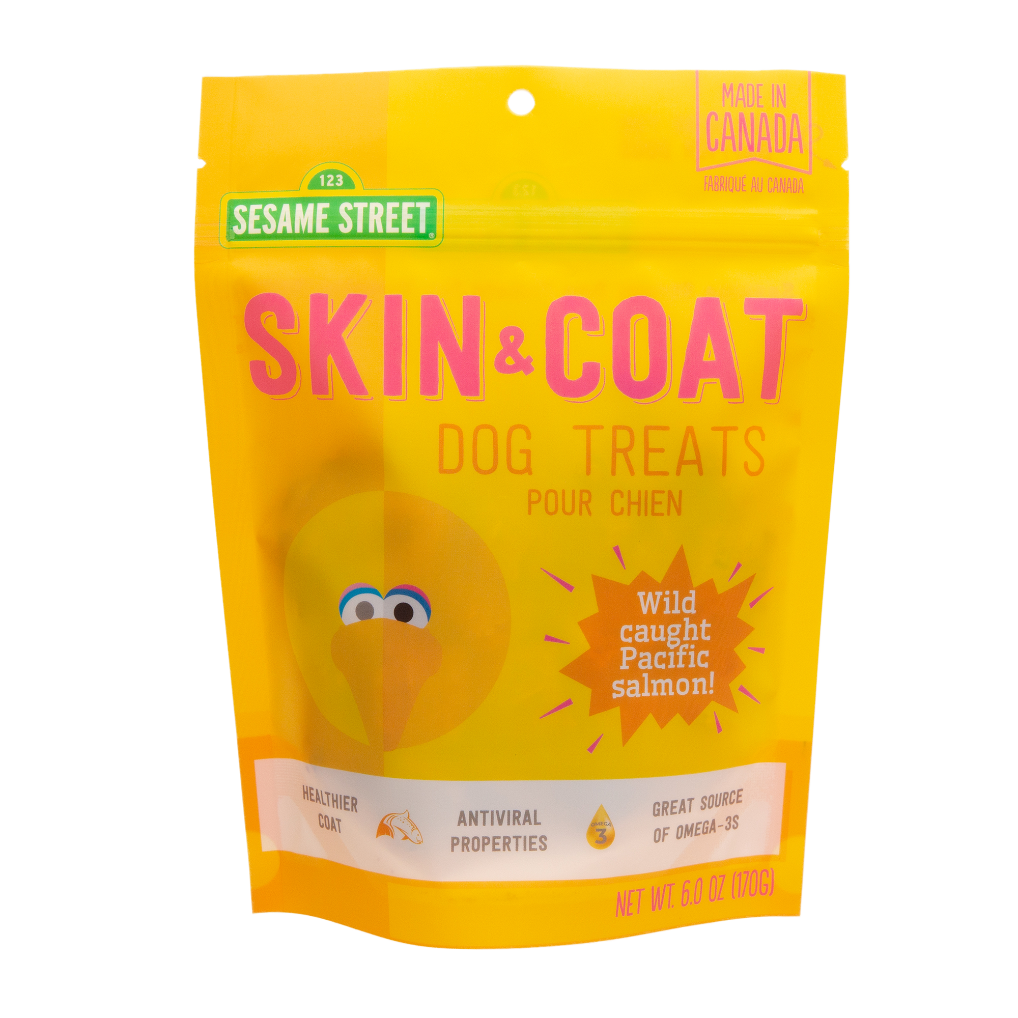 Sesame Street Big Bird Healthy Skin and Coat Dog Treats
