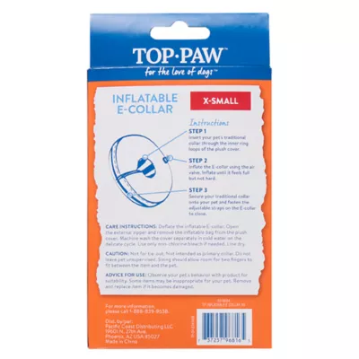 Product Dog MX™ Inflatable E-Collar for Post Surgery, Medication, Hot Spots & Wound Healing - Adjustab