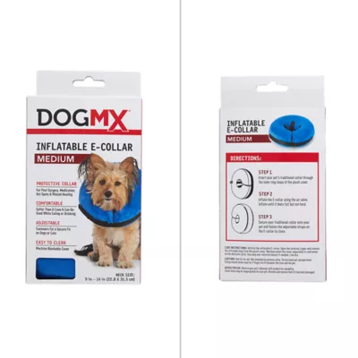 Product Dog MX™ Inflatable E-Collar for Post Surgery, Medication, Hot Spots & Wound Healing - Adjustab