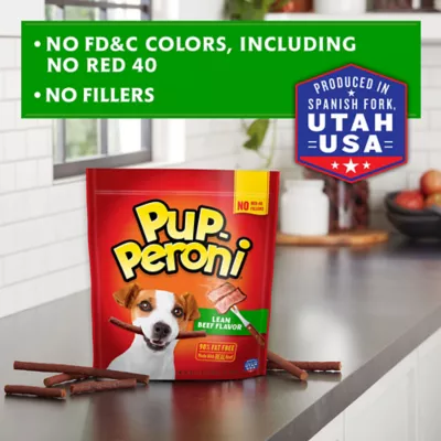 Pup Peroni Dog Treat All Ages Lean Beef