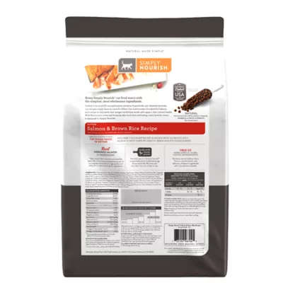 Product Simply Nourish® Original Indoor Kitten Cat Dry Food - Salmon, Natural, With-Grain