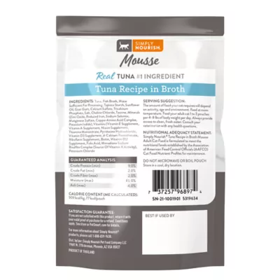 Product Simply Nourish® Mousse Cat Meal Topper - Natural, 3 Oz