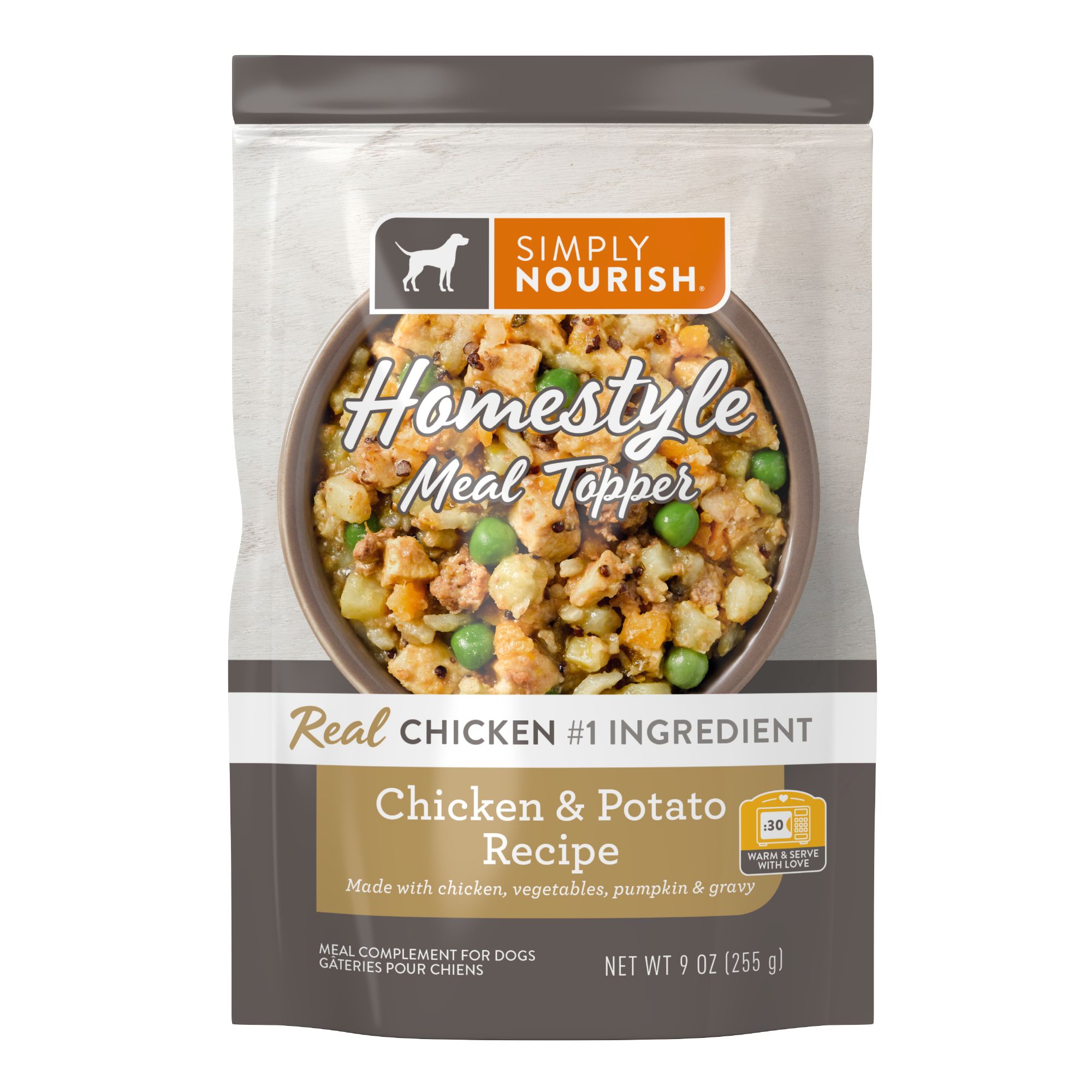 Simply Nourish Homestyle Chicken Dog Topper 9 oz