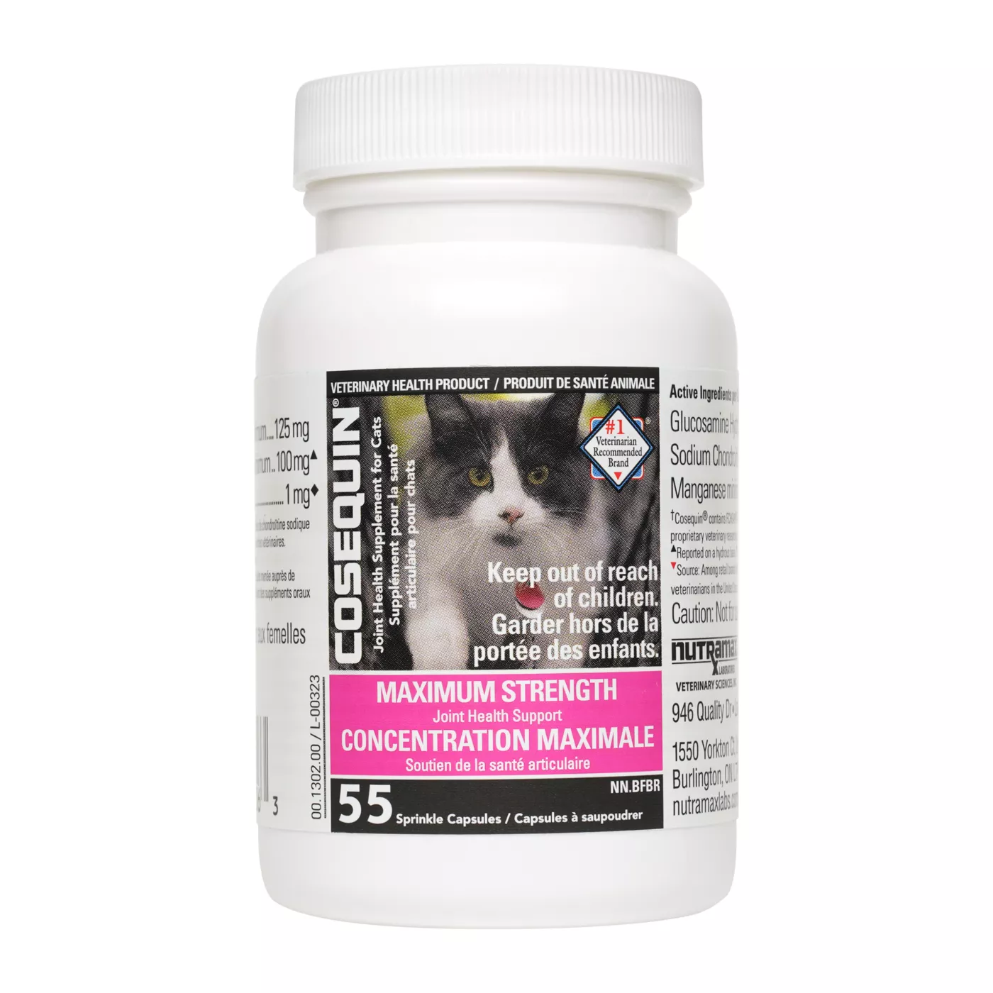 COSEQUIN Maximum Strength Joint Health Supplements for Cats