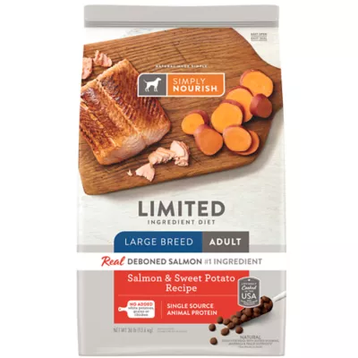 Product Simply Nourish® Limited Ingredient Diet Large Breed Adult Dry Dog Food - Salmon & Sweet Potato
