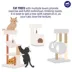 Whisker City® 70-in Plush Mansion Cat Tree image thumbnail 3