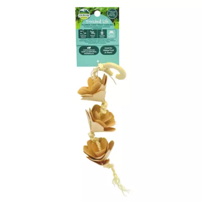 Product Oxbow Enriched Life Flower Cone Treat Small Pet Hanging Toy