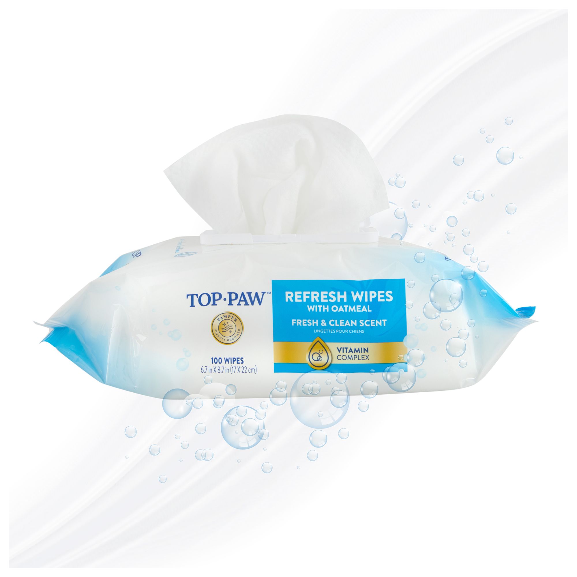 Top paw eye outlet wipes