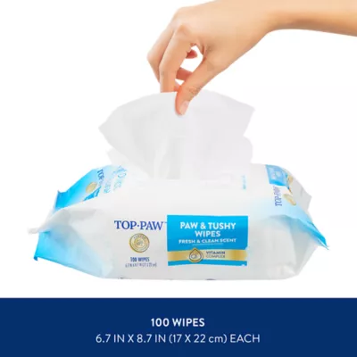 Top Paw® Paw & Tushy Fresh & Clean Scent Wipes - Image 5