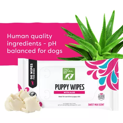 Product Only Natural Pet® Puppy Wipes