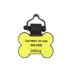 SiliDog The Silent Dog Tag Personalized Silicone Bone Dog ID Tag image thumbnail 2