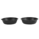 Product Whisker City® Black Metal Double Cat Diner with Stand