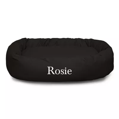 Majestic Pet Personalized Bagel Dog Bed - Image 1