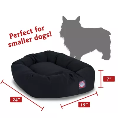 Majestic Pet Personalized Bagel Dog Bed - Image 3