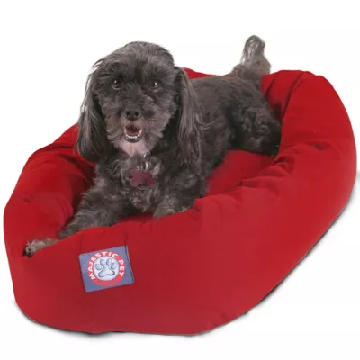 Majestic Pet Personalized Bagel Dog Bed - Image 2