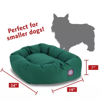 Majestic Pet Personalized Bagel Dog Bed - Image 3