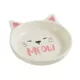 Product Whisker City® Ceramic Kitty Face Meow Cat Saucer, 0.75-cup