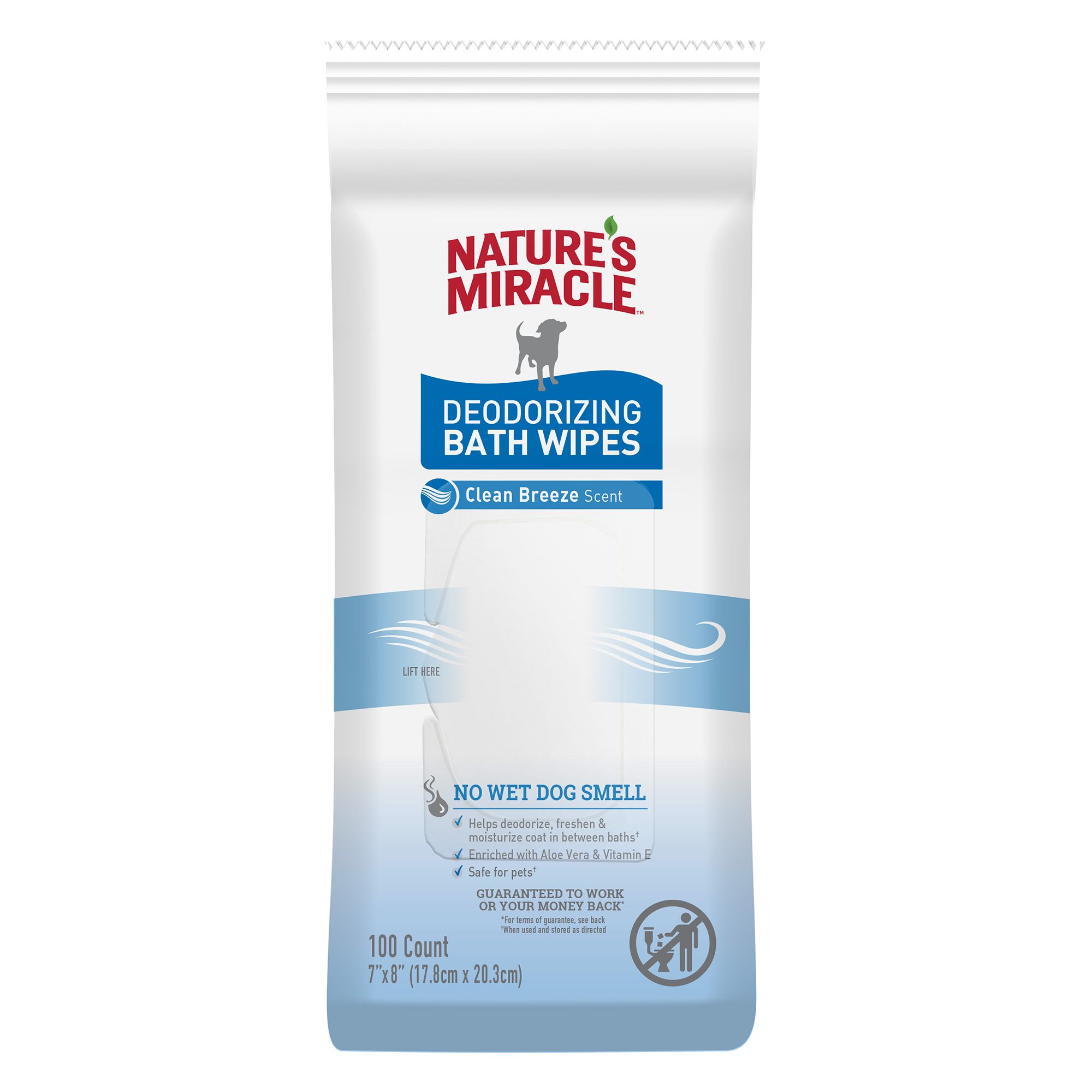 Nature s Miracle Fresh Clean Deodorizing Bath Wipes dog Wipes