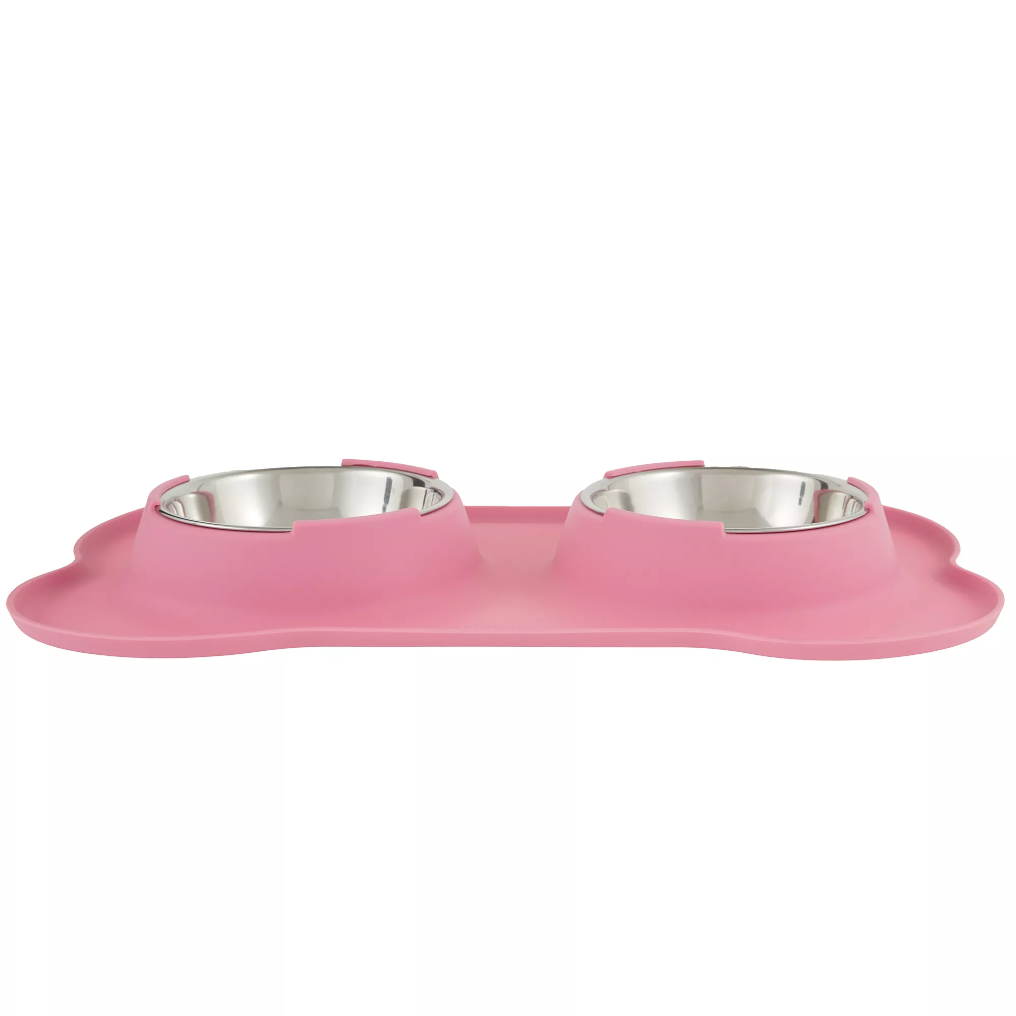 Top Paw® Silicone Mat with Double Dog Bowls