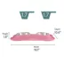 Top Paw® Silicone Mat with Double Dog Bowls image thumbnail 2