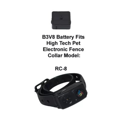 Product High Tech Pet® B-3V8 Electronic Fence RC-8 Dog Collar Battery