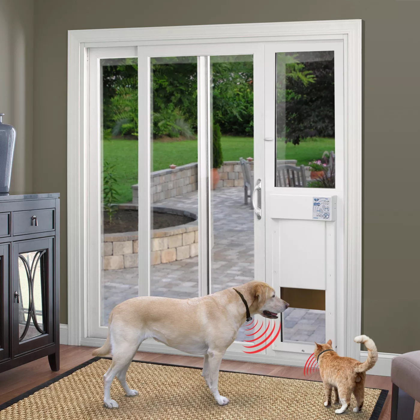 Energy efficient dog door for sliding glass door hotsell