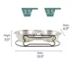 Product Top Paw® Elevated Stainless Steel Double Diner Dog Bowl