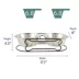 Top Paw® Elevated Stainless Steel Double Diner Dog Bowl image thumbnail 2