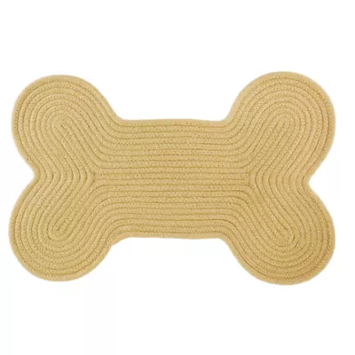 Product Top Paw® Rope Fabric Bone Pet Feeding Placemat