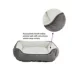 Whisker City® Grey Rose Stitch Cuddler Cat Bed image thumbnail 3