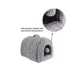 Whisker City® Fur Hiding Hut & Toy Cat Bed image thumbnail 3