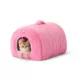 Product Whisker City® Fur Hiding Hut & Toy Cat Bed