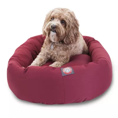 Majestic Pet Personalized Bagel Dog Bed - Image 2