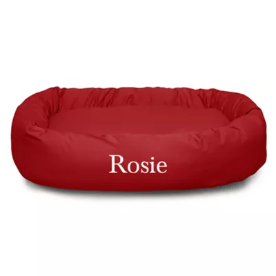Majestic Pet Personalized Bagel Dog Bed - Image 1