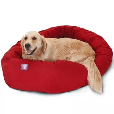 Majestic Pet Personalized Bagel Dog Bed - Image 2