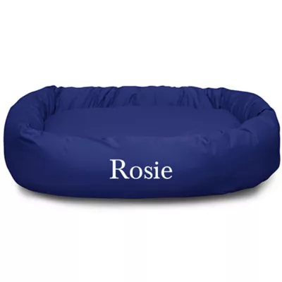 Majestic Pet Personalized Bagel Dog Bed - Image 1