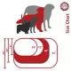 Product Majestic Pet Personalized Bagel Dog Bed