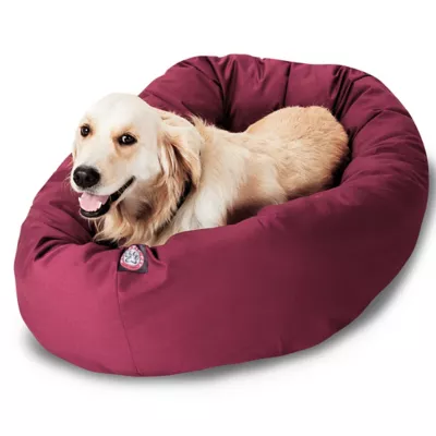 Majestic Pet Personalized Bagel Dog Bed - Image 2