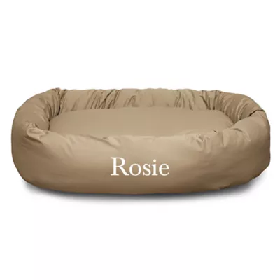 Majestic Pet Personalized Bagel Dog Bed - Image 1