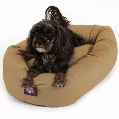 Majestic Pet Personalized Bagel Dog Bed - Image 2