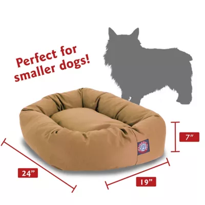 Majestic Pet Personalized Bagel Dog Bed - Image 3